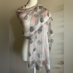 Chiffon silk scarf